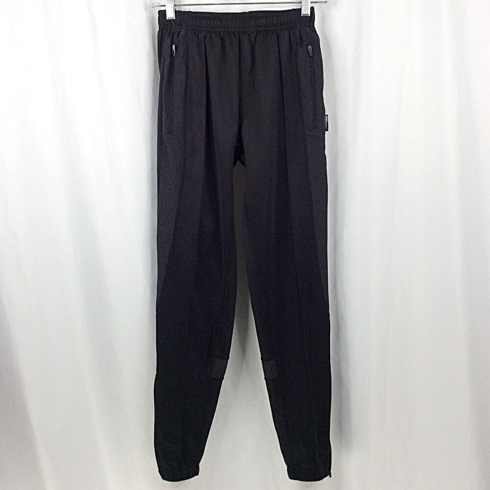 illumiNITE Track Pants Mens Size Small Black Drawstring Reflective‎ Running